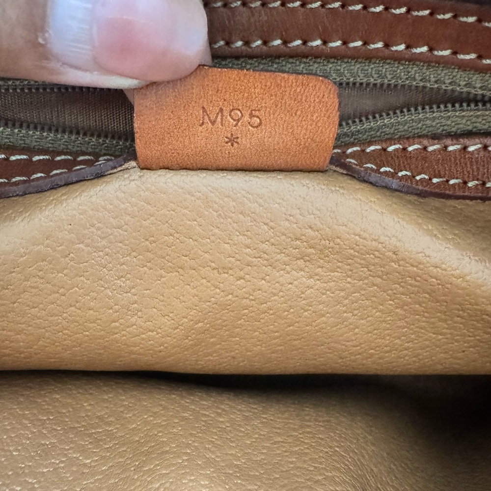 CELINE Macadam Handbag Brown PVC Leather Satchel Top Handle - Picture 13 of 17